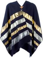 Ermanno Gallamini Striped Cape Scarf