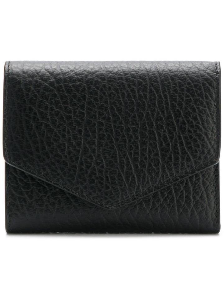 Maison Margiela Textured Leather Wallet - Black
