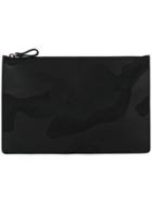Valentino Valentino Garavani Camouflage Clutch - Black