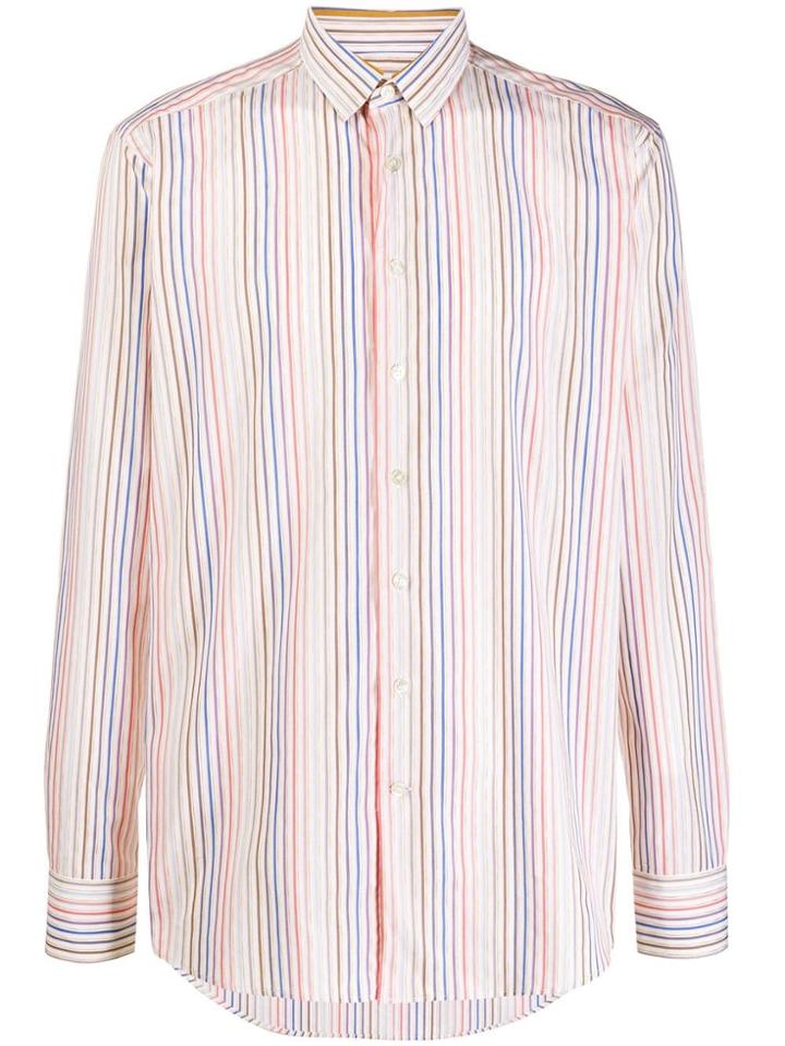 Etro Vertical Striped Shirt - White