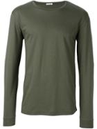 Tomas Maier Longsleeved T-shirt, Men's, Size: Xl, Green, Cotton
