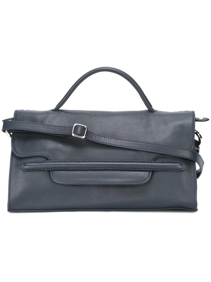Zanellato Removable Strap Small Tote, Women's, Blue