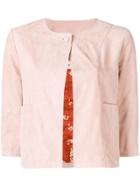 S.w.o.r.d 6.6.44 Cropped Collarless Jacket - Pink