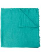 Faliero Sarti Fringe Trim Scarf - Green