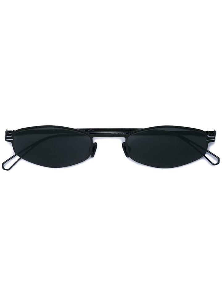 Mykita Oval Frame Sunglasses - Black