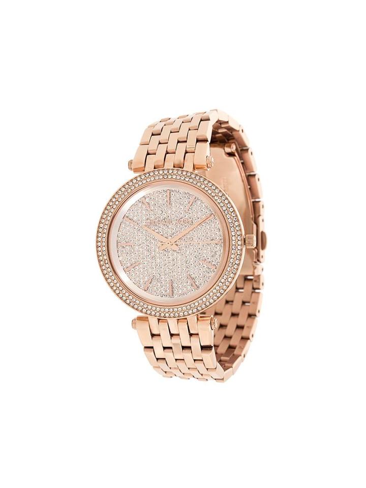 Michael Kors Embellished Wrist Watch, Women's, Metal