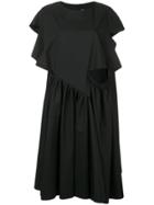 Maison Margiela Ruffled Asymmetric Dress - Black