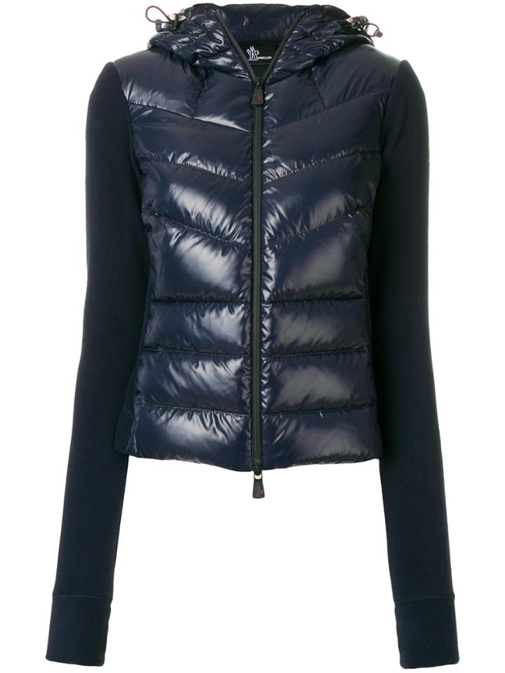 Moncler Grenoble Grenoble Panelled Puffer Jacket - Blue