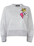Dsquared2 'dean' Punk Patch Sweater
