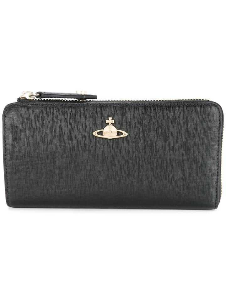 Vivienne Westwood Continental Logo Wallet - Black