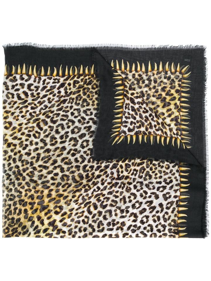 Rockins Leopard Print Scarf - Nude & Neutrals