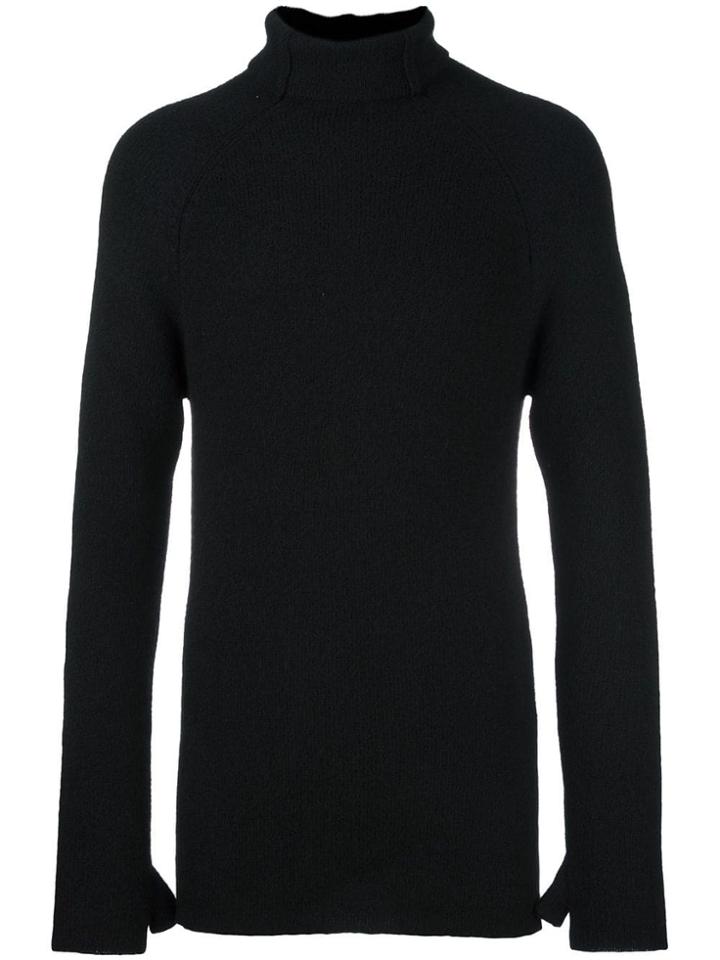 The Viridi-anne Turtleneck Jumper - Black