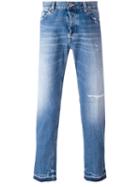 Dondup - Trim Detail Jeans - Men - Cotton - 35, Blue, Cotton