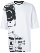 Diesel Black Gold 'tykuna Ray' T-shirt, Men's, Size: Small, White, Polyester/spandex/elastane/rayon