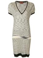 Missoni Vintage Striped Fitted Dress - Multicolour