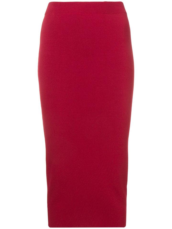 Antonio Marras Mid-rise Pencil Skirt - Red