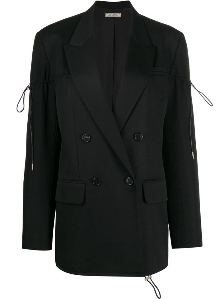 Nina Ricci Double Breasted Blazer - Black