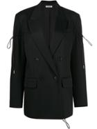 Nina Ricci Double Breasted Blazer - Black
