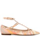 Valentino Garavani 'native Couture Rockstud' Ballerinas