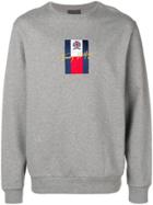 Tommy Hilfiger Logo Embroidered Sweatshirt - Grey