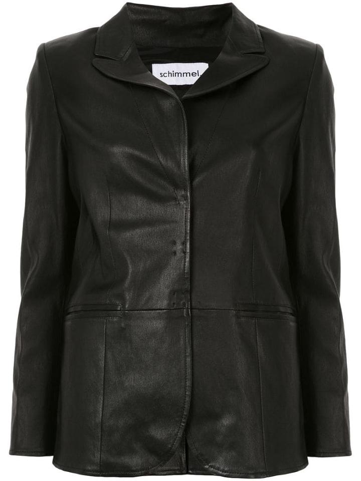 Sylvie Schimmel Single-breasted Fitted Blazer - Black