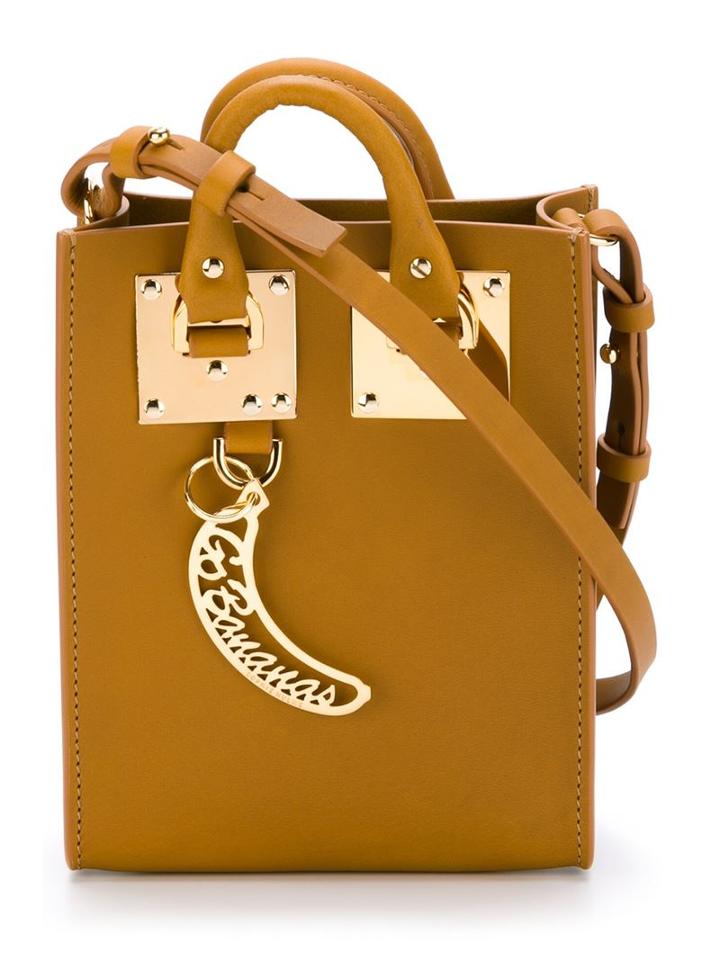 Sophie Hulme Micro Albion Crossbody Bag, Women's, Brown, Calf Leather