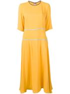 Marni Flared Midi Dress - Yellow