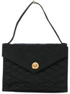 Chanel Pre-owned Diamond Quilted Flap Tote - Black