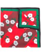 Marni Floral Scarf - Red