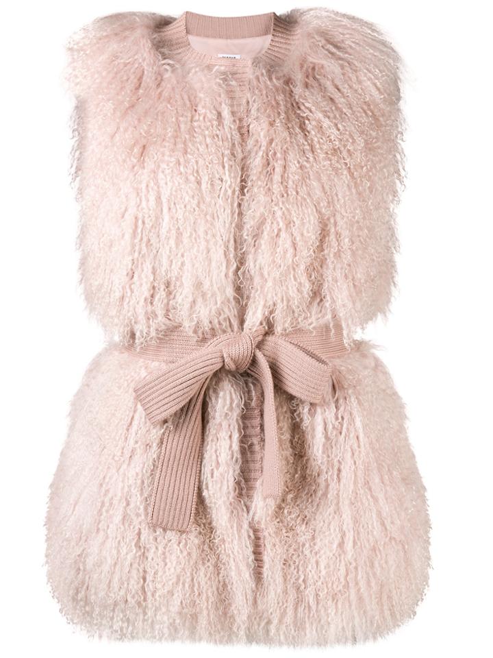 P.a.r.o.s.h. Knitted Gilet - Pink & Purple
