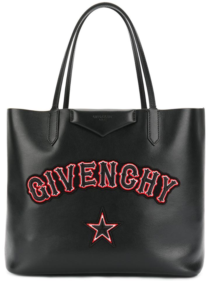 Givenchy Gothic Patch Tote Bag - Black