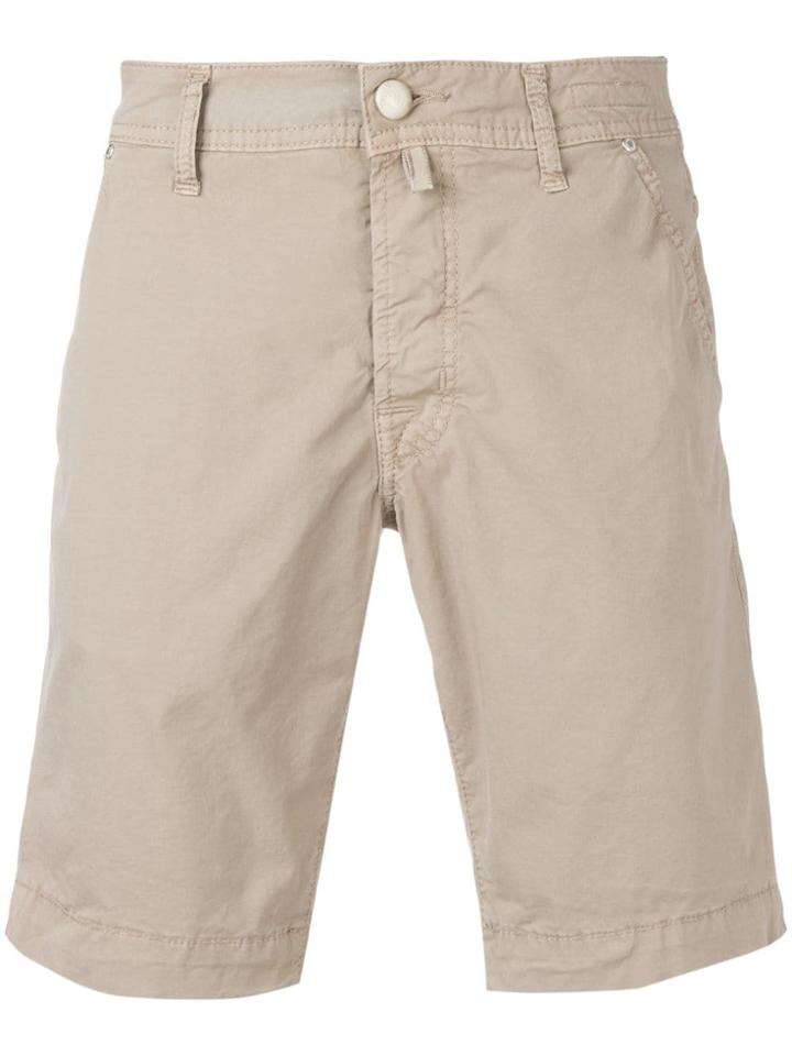 Jacob Cohen Basic Chino Shorts - Neutrals