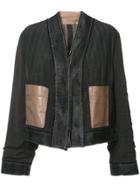 Urban Zen Striped Kimono - Brown