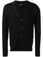 Roberto Collina Fine Knit Buttoned Cardigan - Black