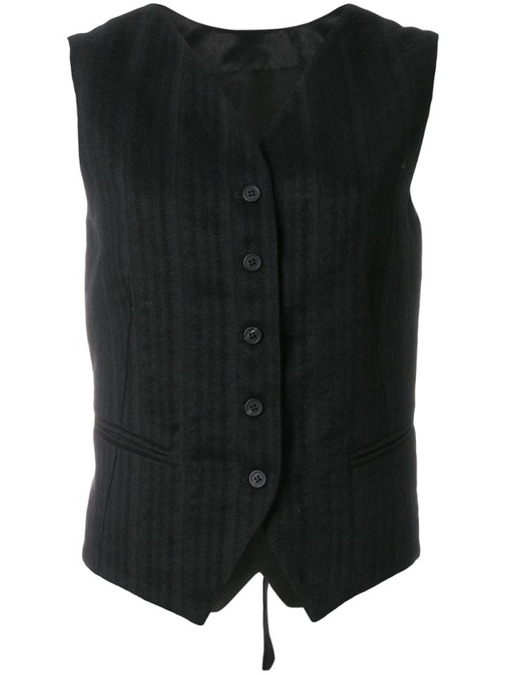 Ann Demeulemeester Banfield Waistcoat - Black
