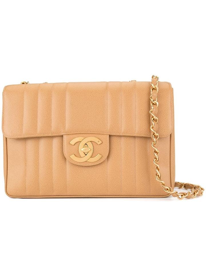 Chanel Pre-owned Mademoiselle Jumbo Xl Double Chain Shoulder Bag -