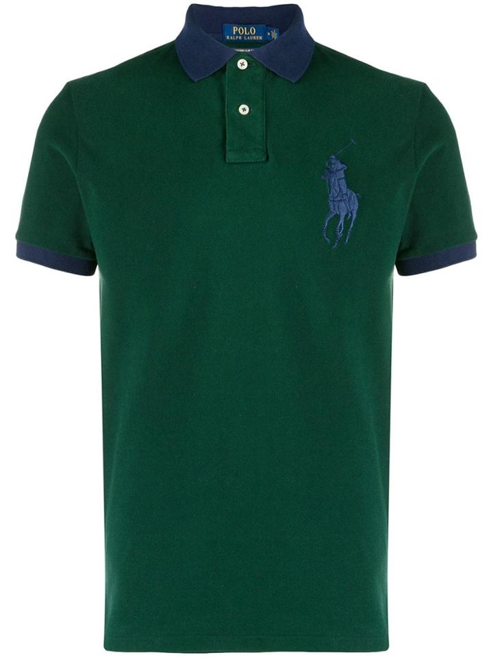 Polo Ralph Lauren Custom Slim Fit Mesh Polo Shirt - Green
