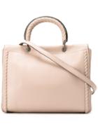 Max Mara - Round Handle Tote - Women - Leather - One Size, Women's, Nude/neutrals, Leather