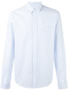 Ami Alexandre Mattiussi Button Down Shirt, Men's, Size: 44, Blue, Cotton