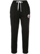 Love Moschino Cropped Track Pants - Black