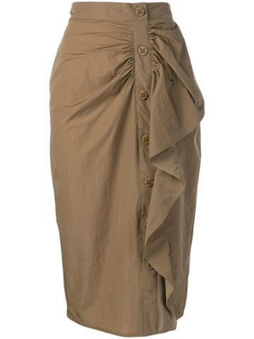 Max Mara Zeno Pencil Skirt - Brown