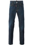 Dsquared2 'dean' Jeans, Men's, Size: 54, Blue, Cotton/spandex/elastane/polyester/calf Leather