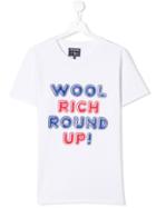 Woolrich Kids Graphic Print T-shirt - White