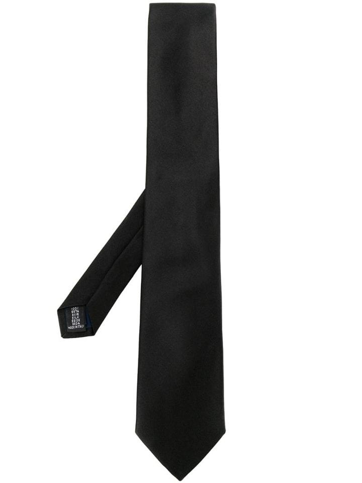 Tonello Satin Tie - Black
