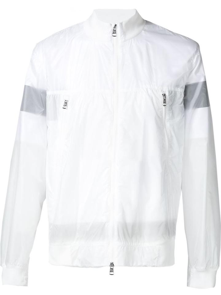 Moncler Frares Windbreaker Jacket, Men's, Size: 3, White, Cotton/polyamide