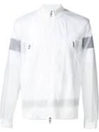 Moncler Frares Windbreaker Jacket, Men's, Size: 3, White, Cotton/polyamide