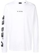 Diesel Logo Patch Sweatshirt - White