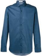 Fashion Clinic Timeless Chain Print Shirt, Men's, Size: 40, Blue, Cotton
