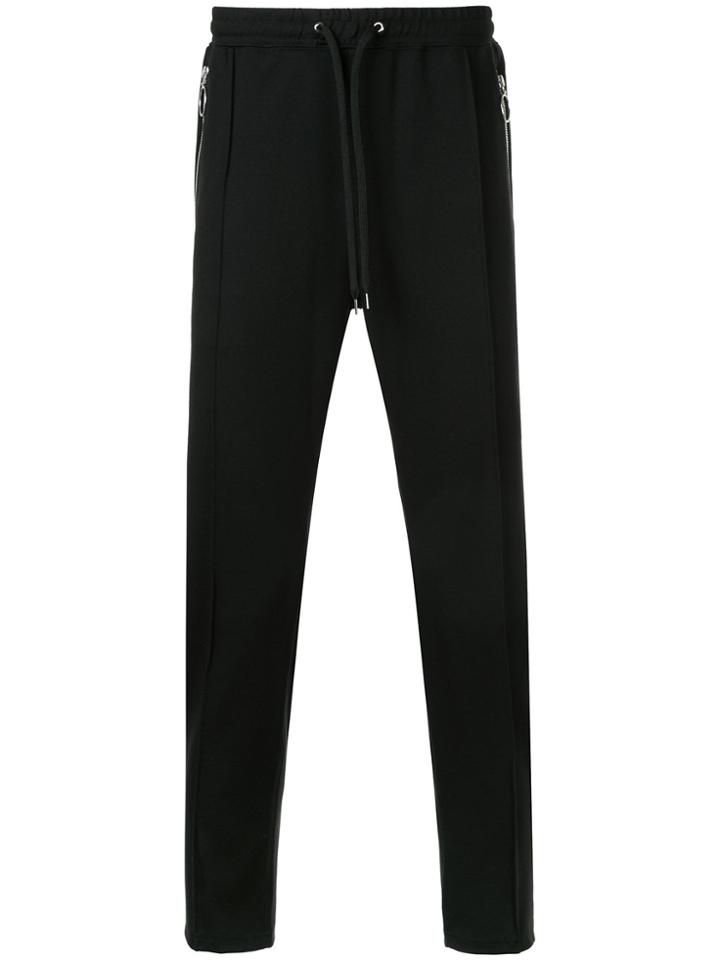 Education From Youngmachines Logo-lined Track Trousers - Black
