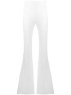 Antonio Berardi - Flared Trousers - Women - Spandex/elastane/rayon - 46, White, Spandex/elastane/rayon